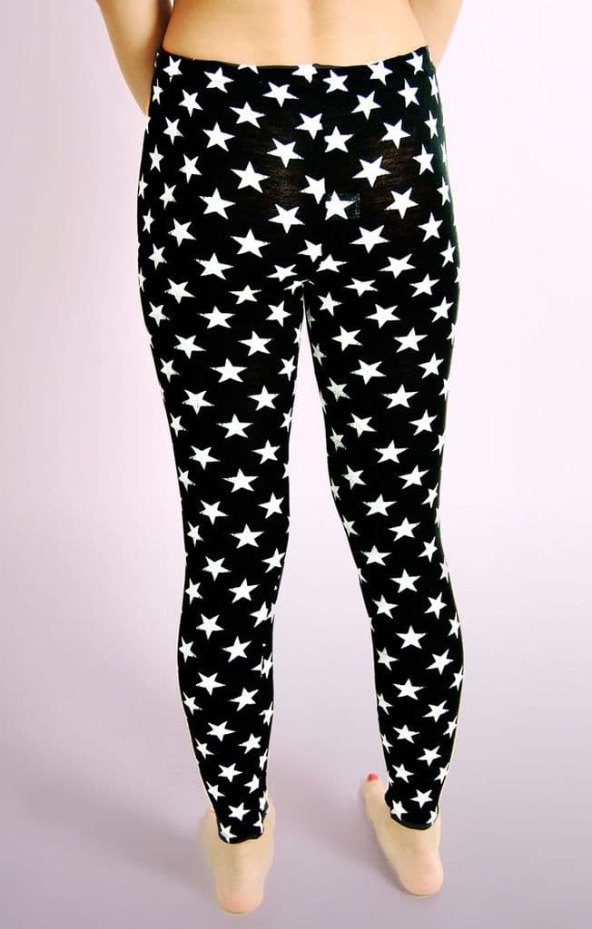 star printed leggings